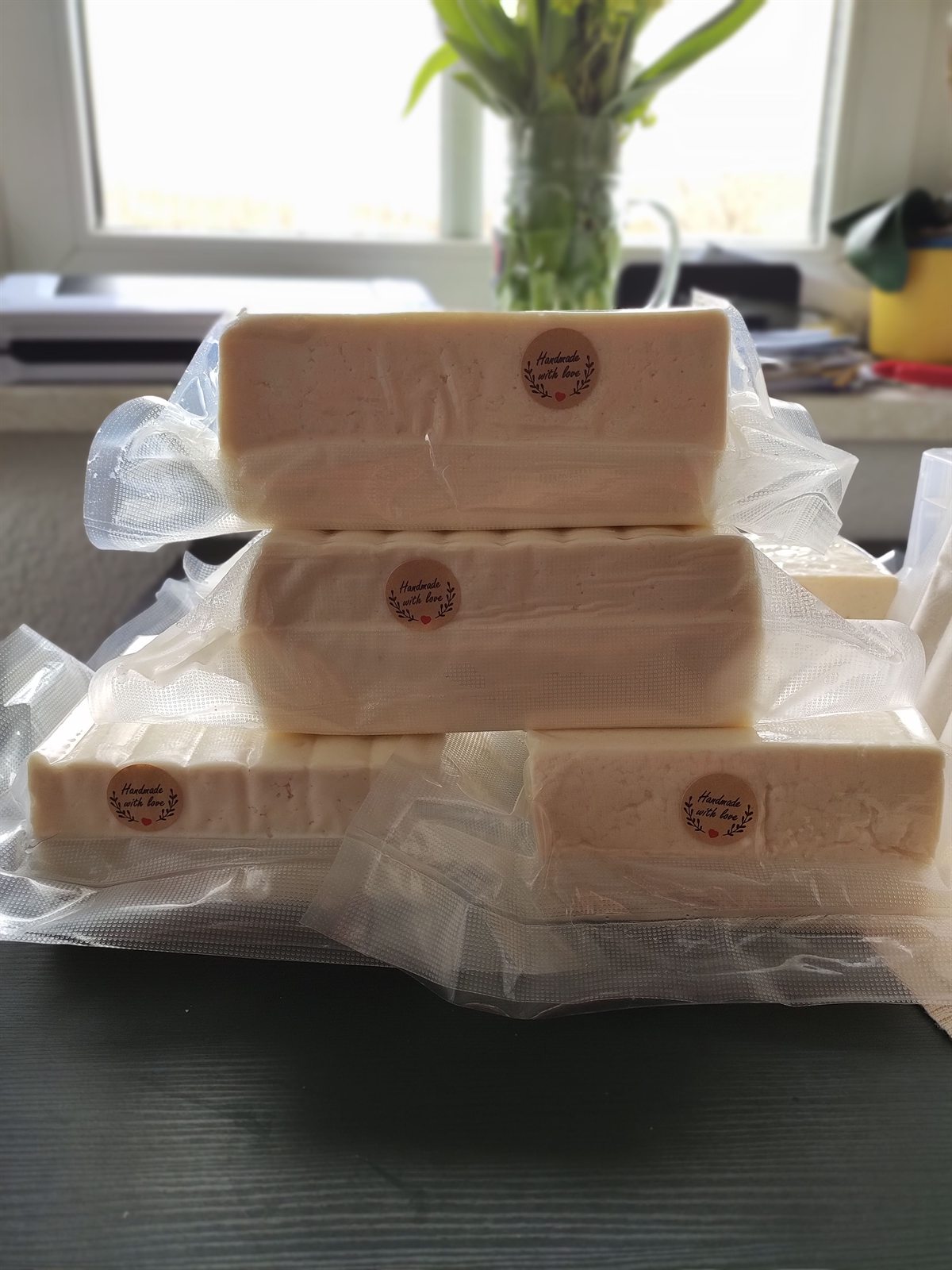 Queso llanero empacado al vacío